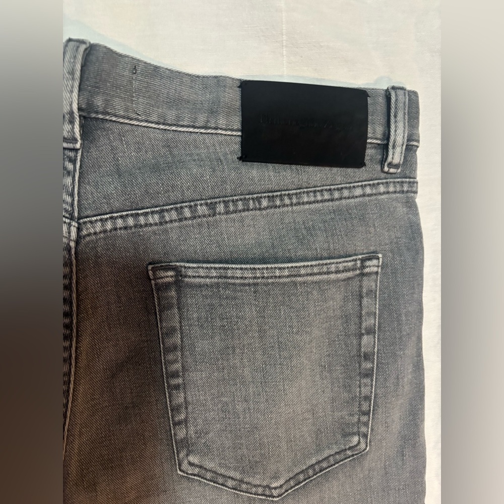 Ermenegildo Zegna Men’s Charcoal Skinny Jeans - Picture 5 of 11